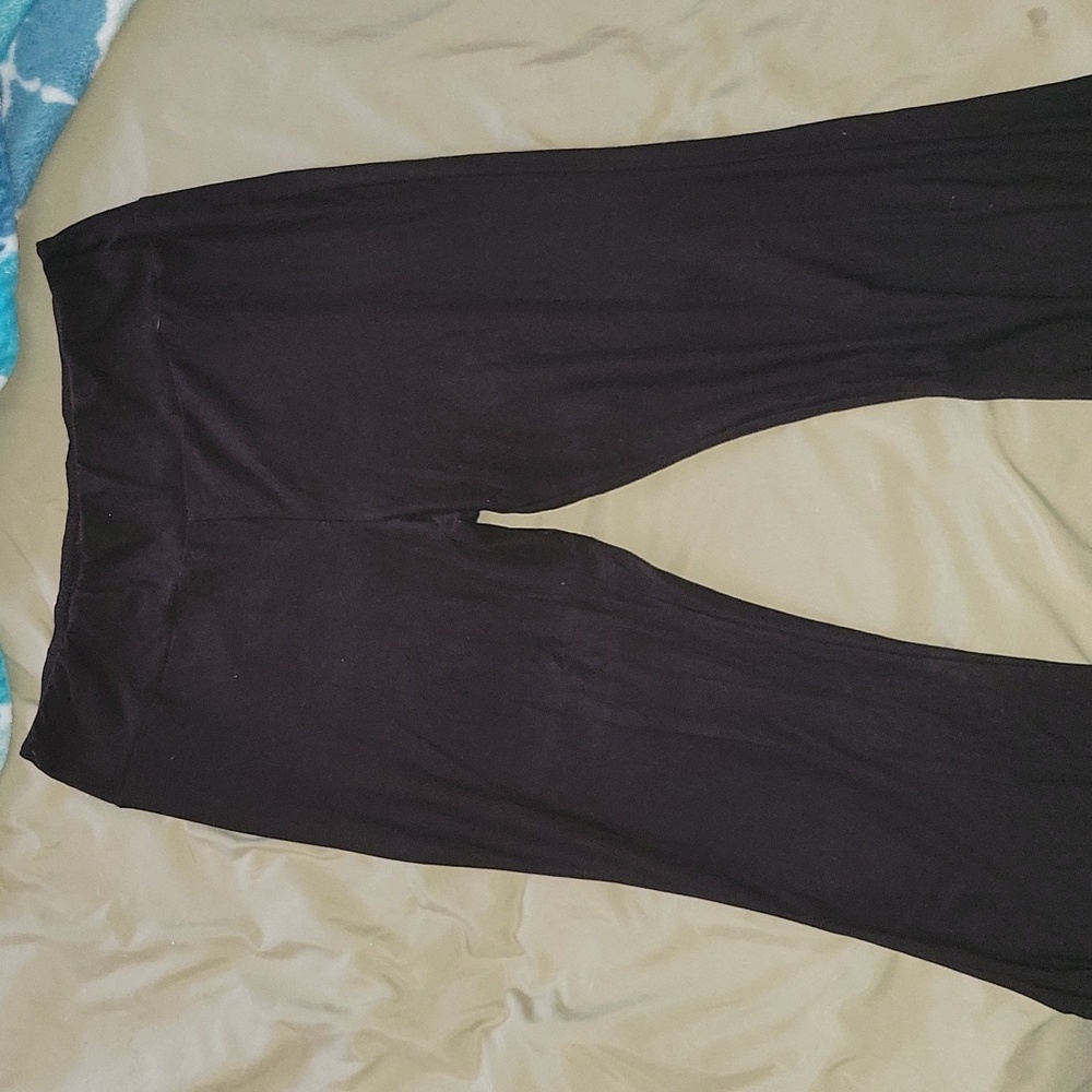Flare yoga pants black